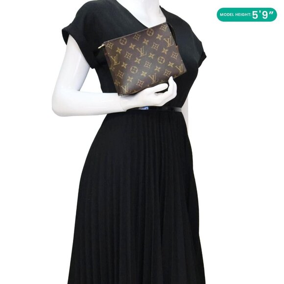 Louis Vuitton  Toiletry 19 Monogram Canvas Pouch Brown - Picture 2 of 14